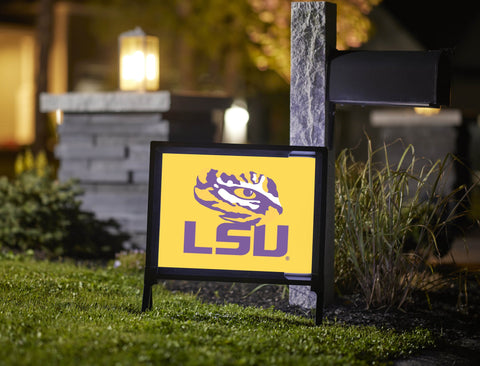 LSU Tiger Eye Yellow Lumilawn Sign