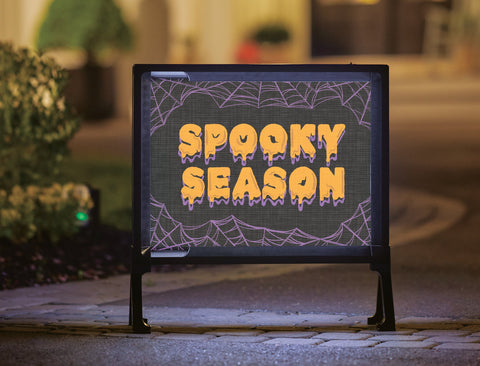 Spooky Season Halloween Yard Sign