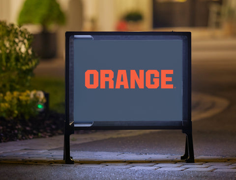 Syracuse University Orange Blue Yard Sign