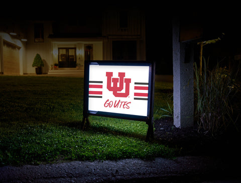 University of Utah Go UTES Yard Sign