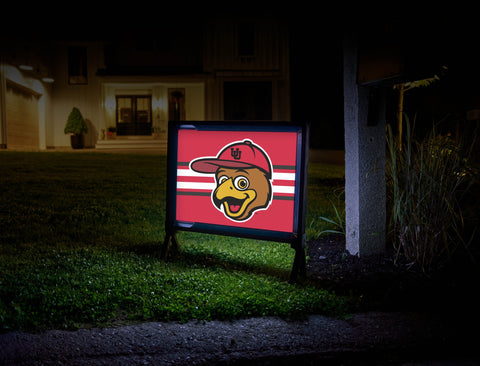 Utah Swoop Red Stripes Yard Sign