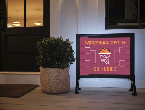 Virginia Tech Basketball Lumilawn Sign