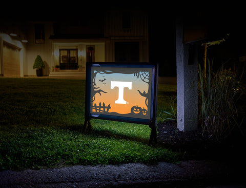 Halloween Sunset Tennessee T Lumilawn Sign