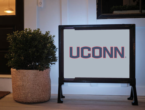 UConn Color Block Yard Sign