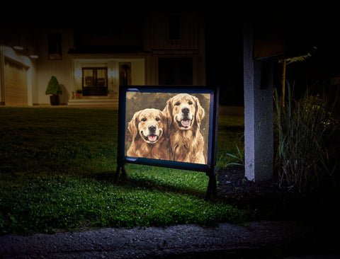 Golden Buddies Dog Yard sign