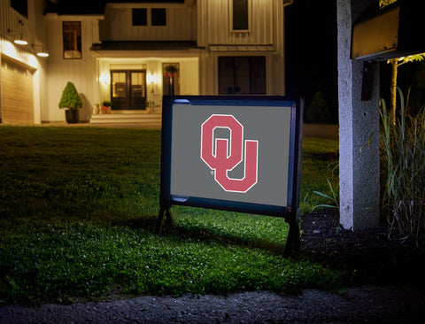 Oklahoma Athletics Mark Gray Yard Sign