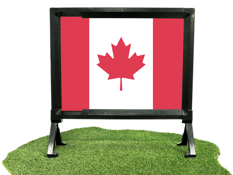 Flag Canada Lumilawn Sign