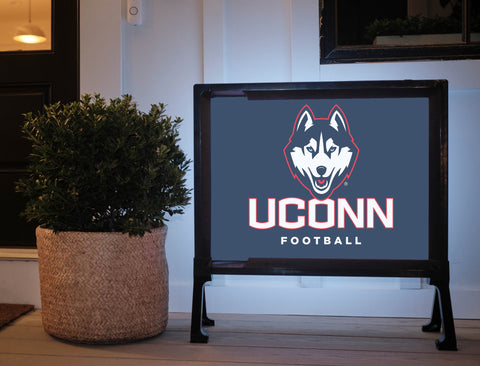 UConn Huskies Football Yard Sign