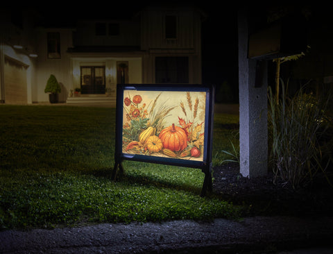 Vintage Fall Still Life Artistic Yard Sign