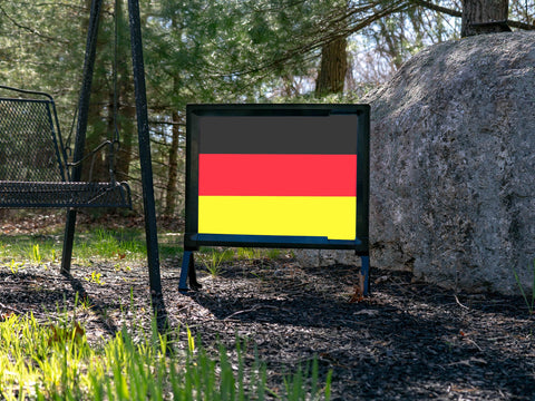 Flag Germany Lumilawn Sign