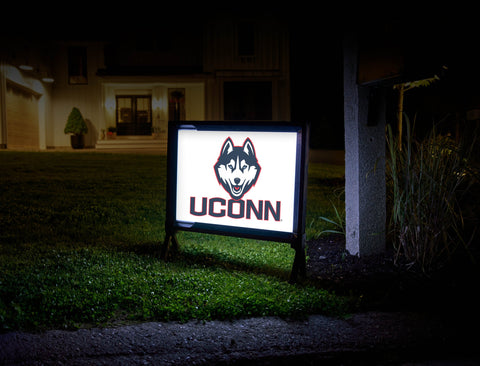 UConn Huskies Color Block Yard Sign