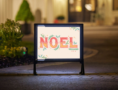 Noel Yard Sign