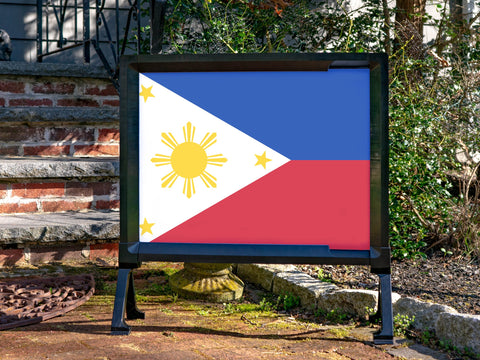 Flag Philippines Yard Sign