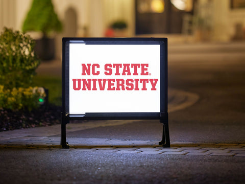 NC State University White Yard Sign