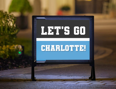 Charlotte Professional Soccer Fandom Yard Sign