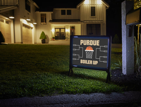 Purdue Basketball Lumilawn Sign