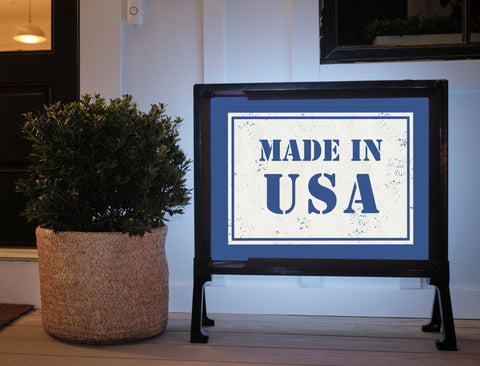 Made In USA Patriotic Yard Sign