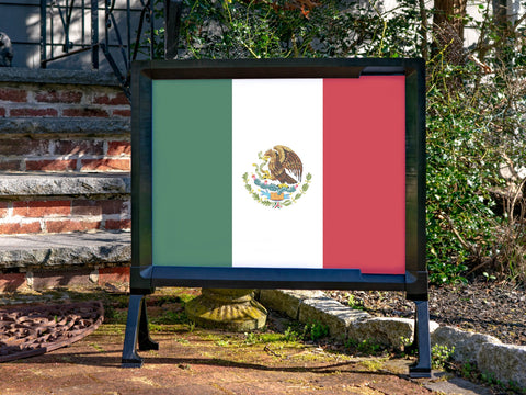 Flag Mexico Yard Sign