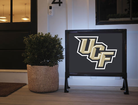 UCF Athletics Mark Black Yard Sign