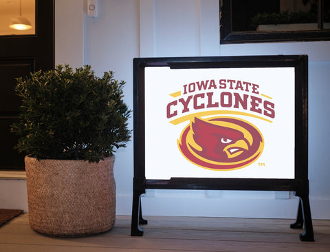 Iowa State Cyclones White Yard Sign