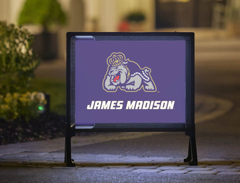 James Madison Duke Purple Yard Sign