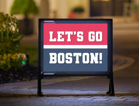 Boston Professional Soccer Fandom Yard Sign