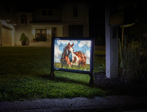 Farm Horse In the Pasture Animal Yard Sign