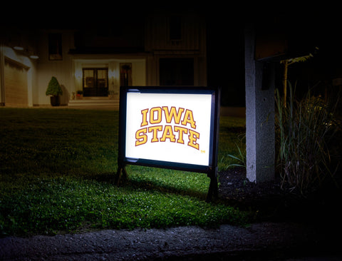 Iowa State Arc White Yard Sign