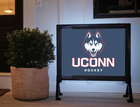 UConn Huskies Hockey Yard Sign