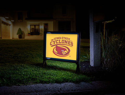 Iowa State Cyclones Yellow Yard Sign