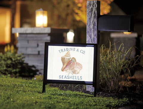 Seashells Trading & Co. Yard Sign