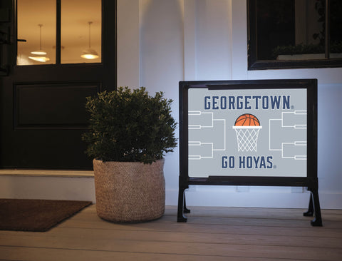 Georgetown Basketball Lumilawn Sign