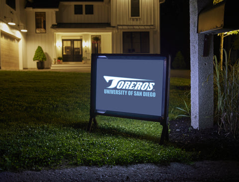 USD Toreros Athletics Mark Blue Yard Sign