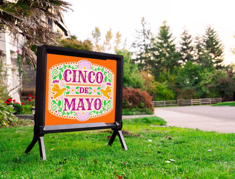 Cinco De Mayo Lumilawn Sign