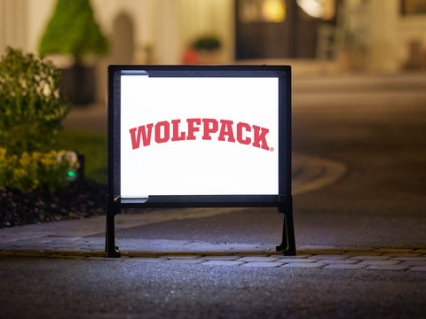 NC State Wolfpack White Yard Sign