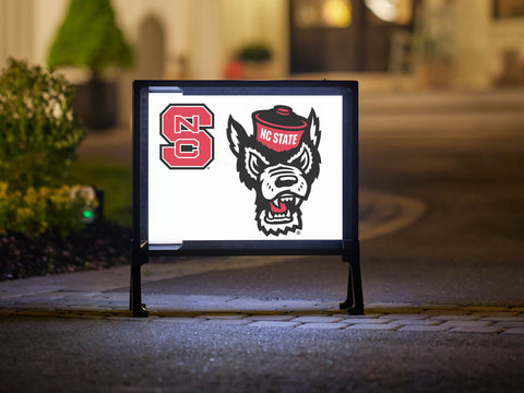 NC State Wolfpack White Yard Sign