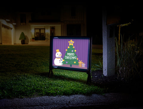 Christmas Tree LSU Yard Sign