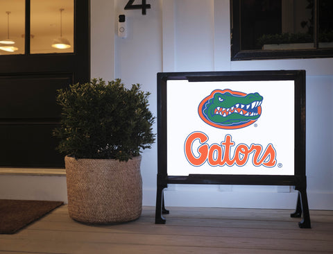 Florida Gators White Lumilawn Sign