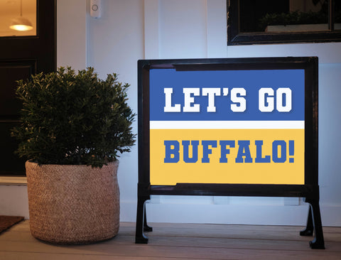 Buffalo Professional Hockey Fandom Yard Sign