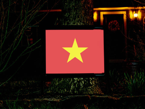 Flag Vietnam Yard Sign