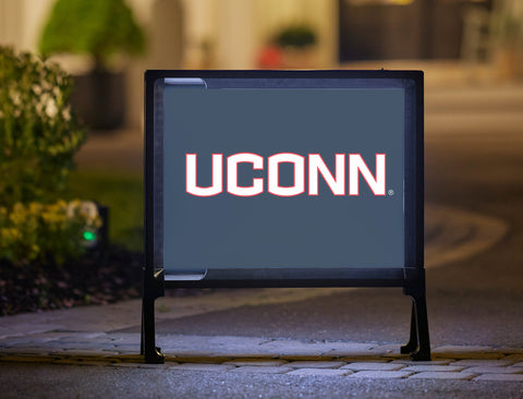 UConn Color Block Yard Sign