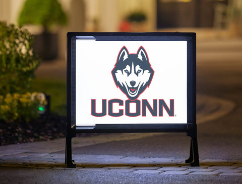 UConn Huskies Color Block Yard Sign