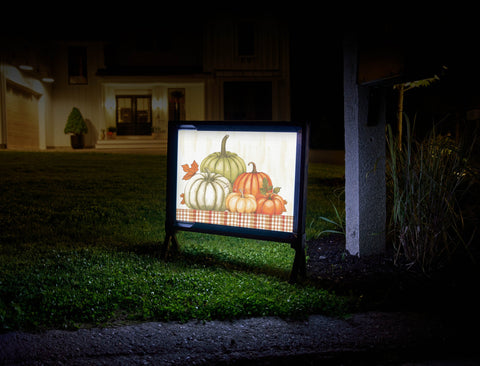 Fall Pumpkins Yard Sign