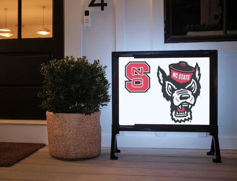 NC State Wolfpack White Yard Sign