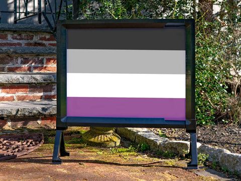 Asexual Pride Flag Yard Sign