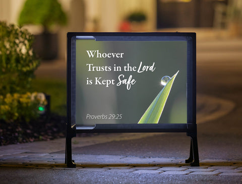 Trust In The Lord Yard Sign