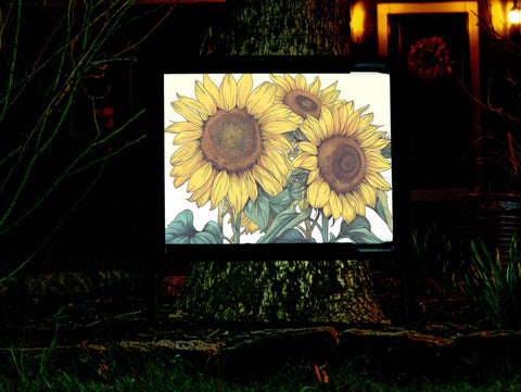 Sunny Sunflowers Decoration Yard Sign